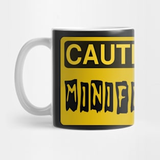 Caution Minifigs Sign Mug